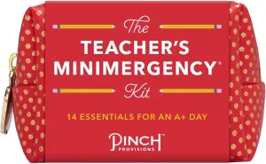 Pinch Provisions Minimergency Kit for Teachers, Includes 18 Essential Items, Compact, Multi-Functional, Perfect for End of School Year, Back to School, & Teacher Gifts