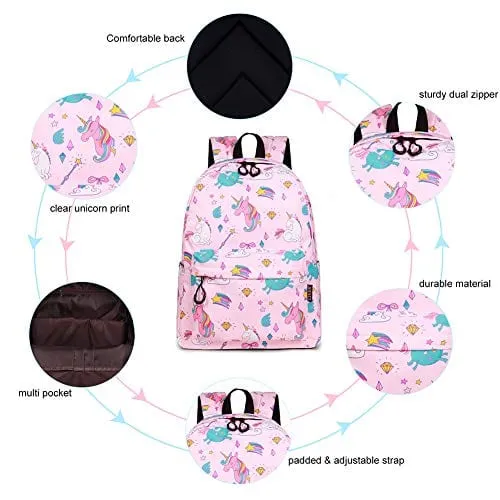 Pink Lightweight Backpack for Teen Girls