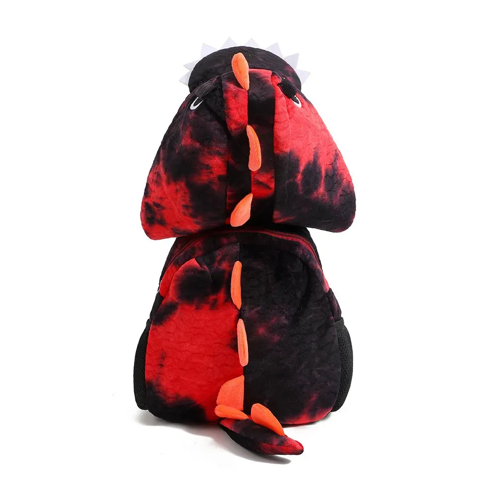 Plush Dinosaur Backpack with Hood