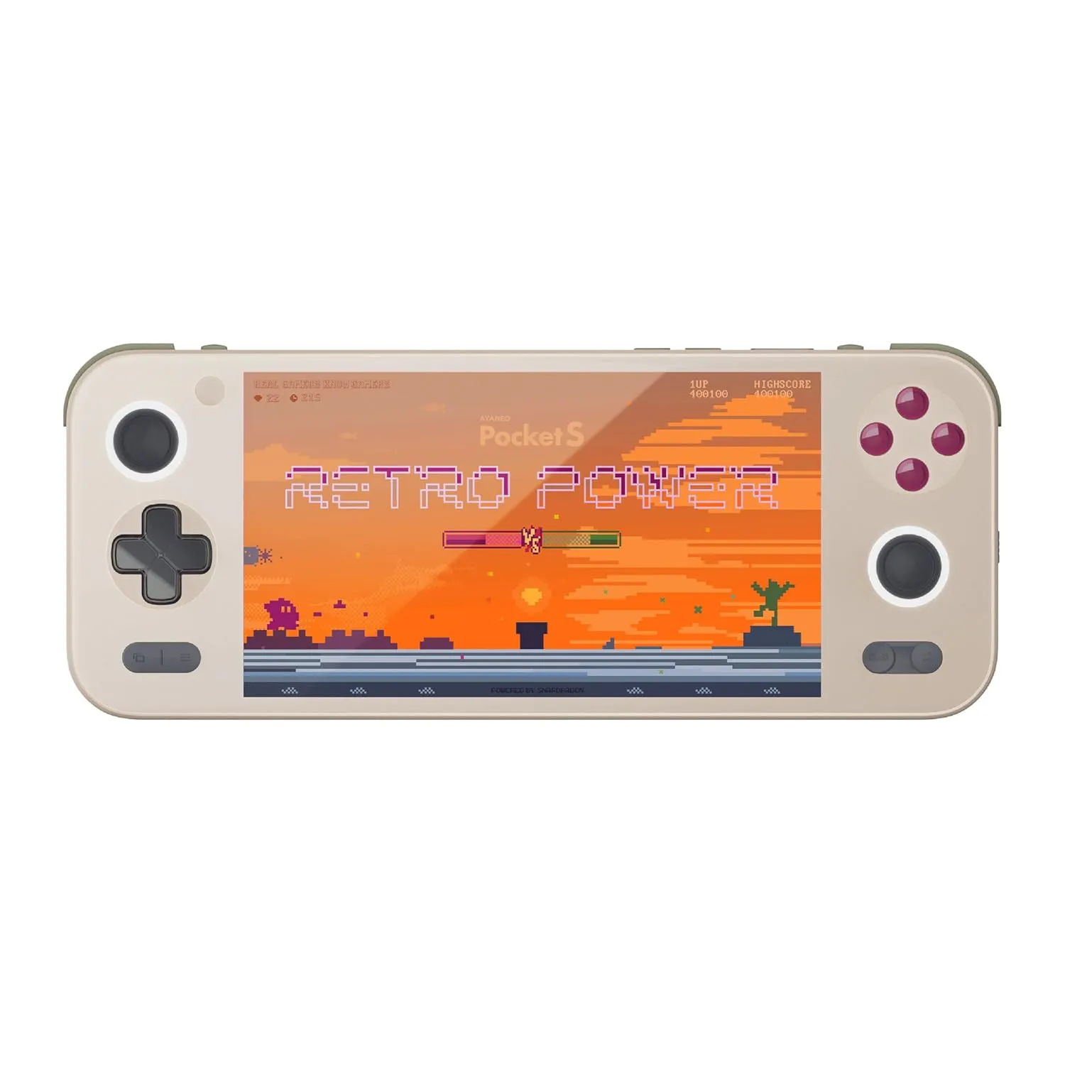Pocket S Android Handheld Gaming Device - 6" 2K Borderless IPS Display, Snapdragon G3x Gen 2, 16GB RAM, 1TB Storage, Master Controller, VC Cooling, Android 13, Retro Power