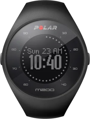 POLAR M200 GPS Running Watch with Wrist-Based Heart Rate, Black