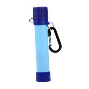 Portable Emergency Survival Water Purifier Straw - Direct Drinking Filter for Outdoor Adventures(Green)