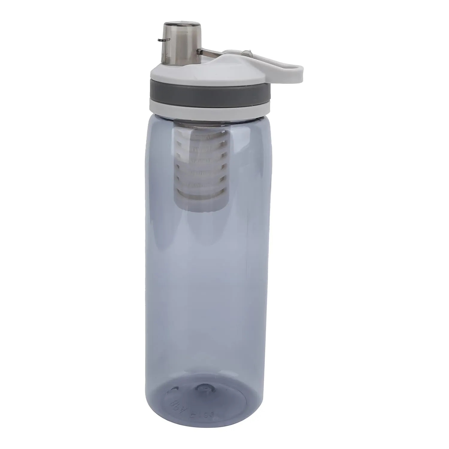 Portable Ifier Bottle 770ml for Cam Hiking Emergency Outdoor Ed Bottle Yellow Compact Bottle for Travel (Gray)