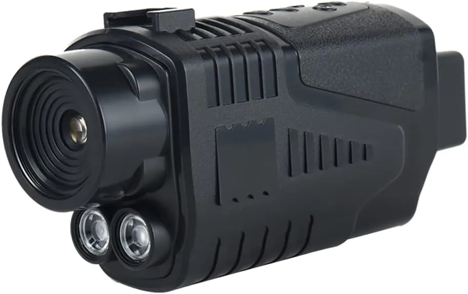 Portable Monocular Night Vision, Handheld Multi - Function Device 5X Digital Zoom 300m Night Vision Range for Hunting and Outdoor Adventures