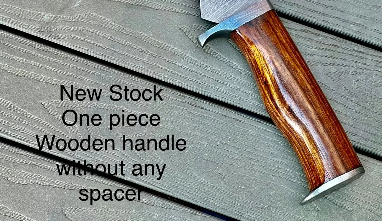Poshland RG-156 Handmade Damascus Steel 15.00 Inches Kukri Knife - Perfect Grip