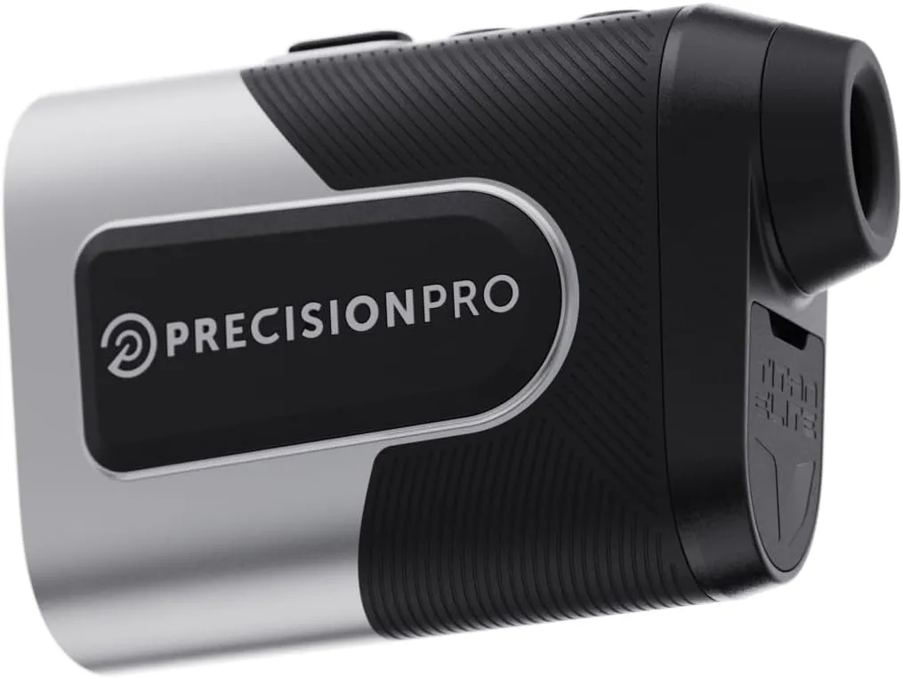 Precision Pro Titan Elite Golf Range Finder with GPS. Golf Range Finder with Built in GPS, Distances, Slope Switch, Magnetic Grip, Waterproof, Tournament Legal, 999 Yard Range