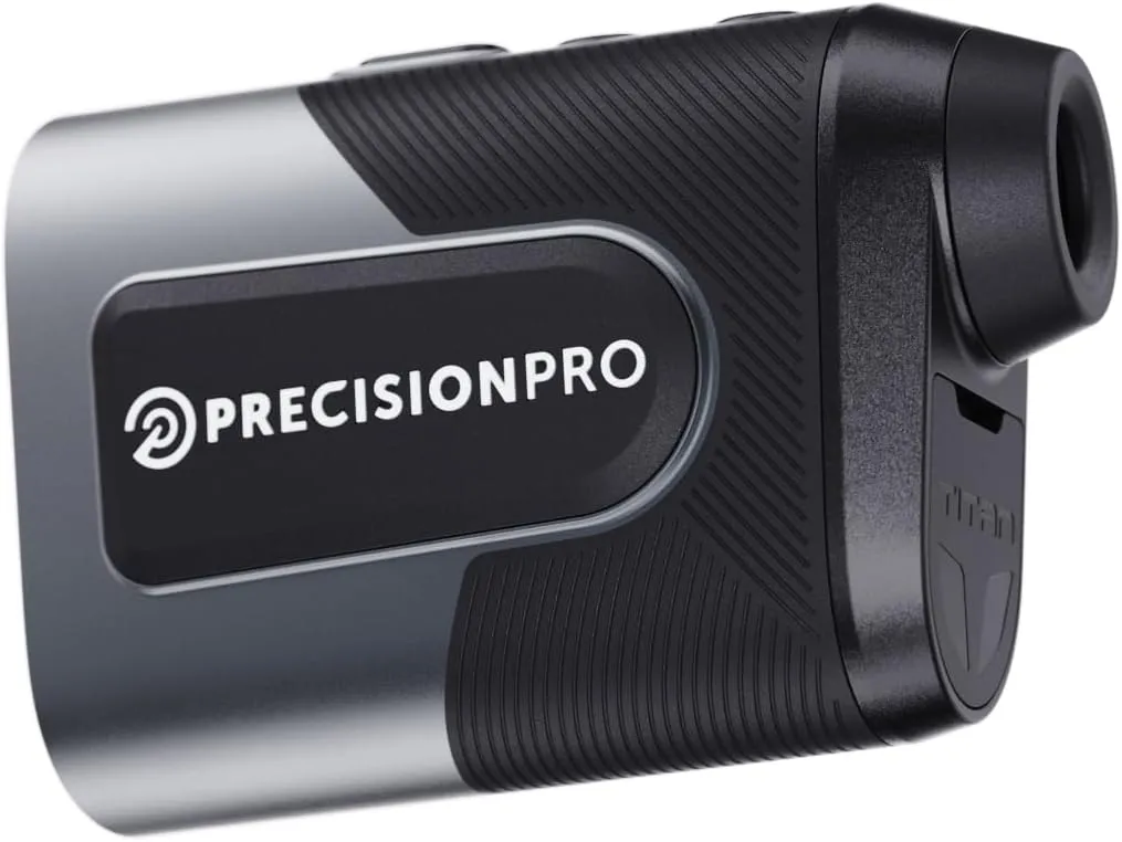 Precision Pro Titan Slope Golf Range Finder with Slope Switch - Premium Laser Rangefinder -Waterproof - Cart Magnet, Slope, 6X, Flag Lock w Pulse, 900  Yard Range Laser Golf Rangefinder