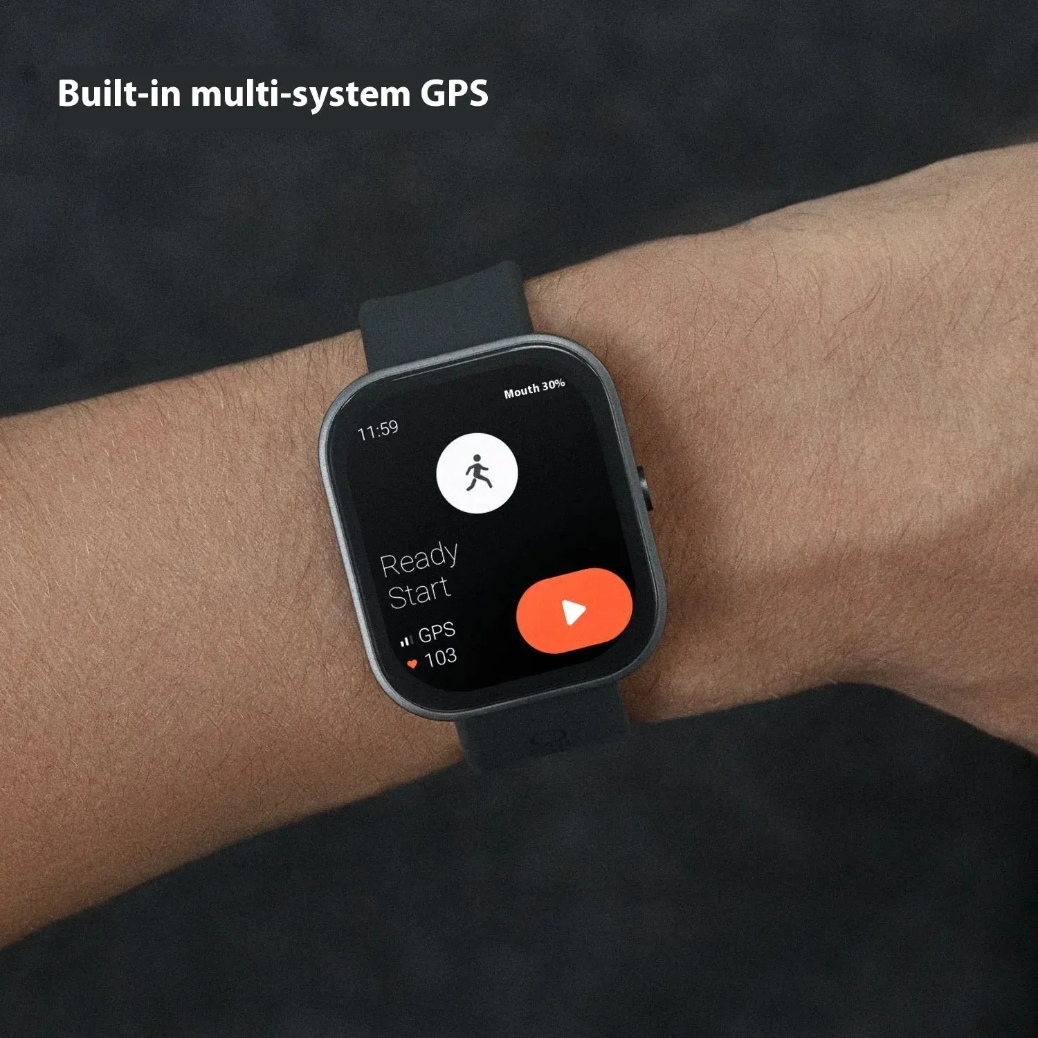 Premium GPS Smartwatch for Men – 1.96" AMOLED Display, Bluetooth 5.3, AI Noise Reduction, Multi-System GPS, Heart Rate & Blood Oxygen Monitoring, IP68 Waterproof, Custom Watch Faces, 13 Days Battery Life