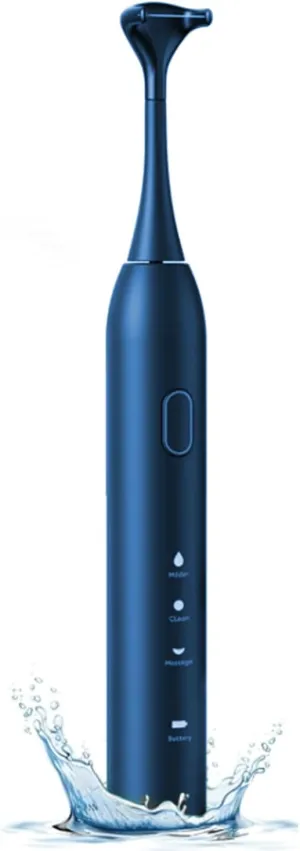Professional Electric Dental Flosser with Ultrasonic Vibration - Dentist-Recommended Cordless Flossing Device for Teeth & Gums, 3 Modes & 360° Cleaning Heads, Rechargeable & Waterproof (Portable)