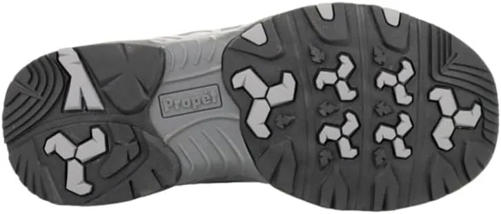 Propet Womens Conni Round Toe Hiking Casual Boots Ankle Low Heel 1-2" - Grey