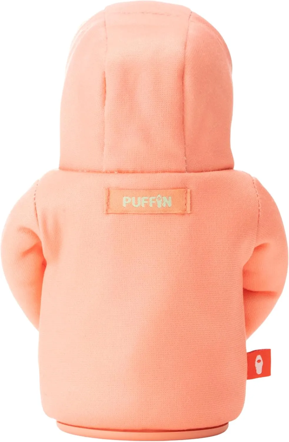 Puffin - The Hoodie Beverage Jacket - 12 oz Insulated Can Cooler - Beer Bottle & Soda Can Insulator, Keep Drinks and Beverages Cold - Beige Palm