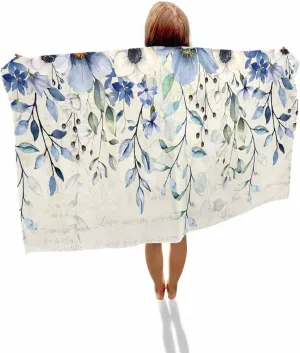 Quick-Drying Microfiber Beach Towel, Soft Absorbent Bath Shower Towels, Lightweight Portable Towel/Blanket for Travel/Swimming Pool/Camping/Yoga/Gym，35x70 Inch