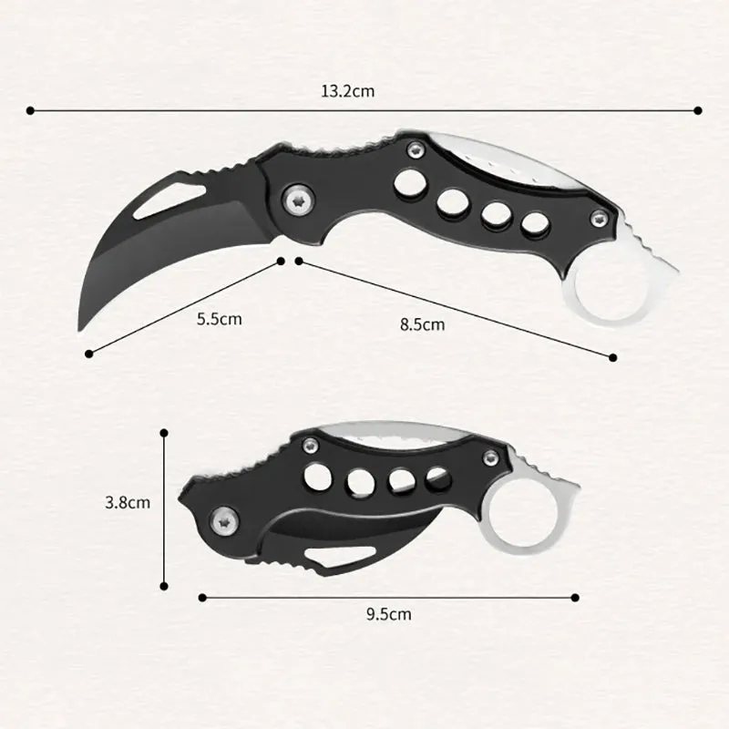 "Multi-Function Outdoor Survival Folding Knife – High Hardness Sharp Blade, Compact Pocket Knife for Camping & Everyday Use
