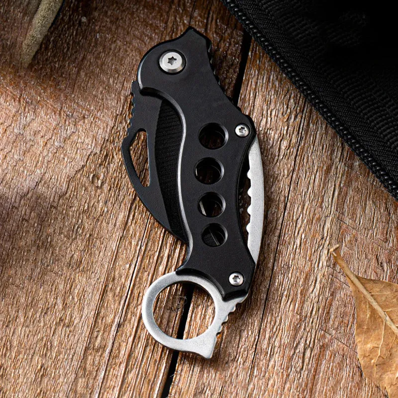 "Multi-Function Outdoor Survival Folding Knife – High Hardness Sharp Blade, Compact Pocket Knife for Camping & Everyday Use