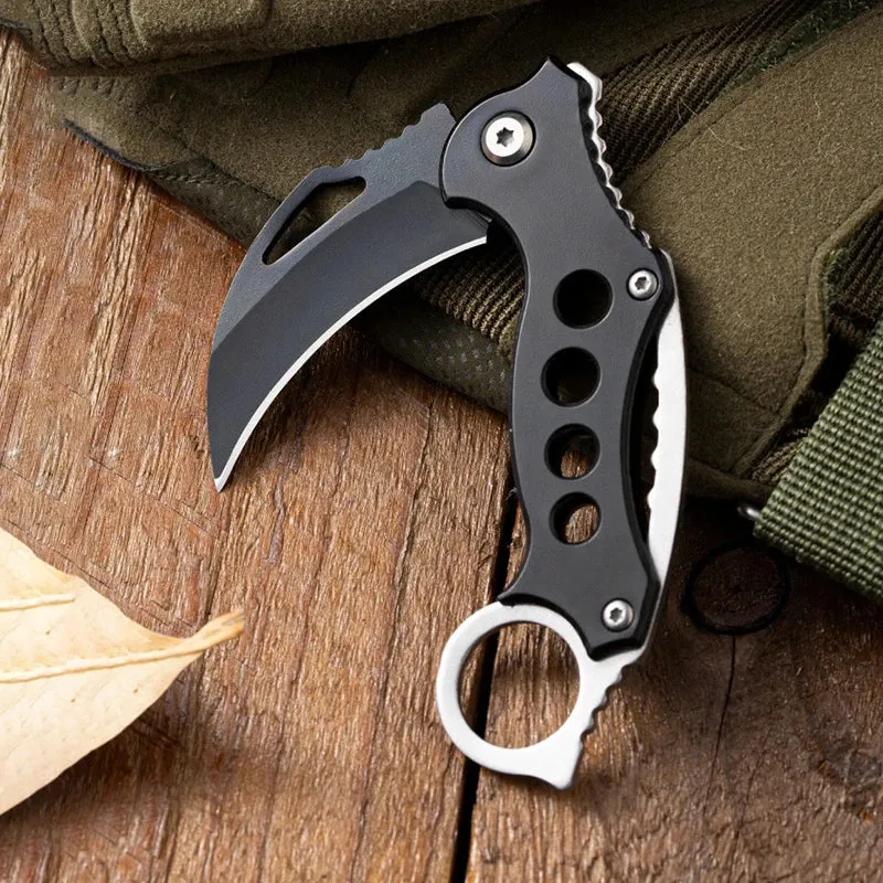 "Multi-Function Outdoor Survival Folding Knife – High Hardness Sharp Blade, Compact Pocket Knife for Camping & Everyday Use
