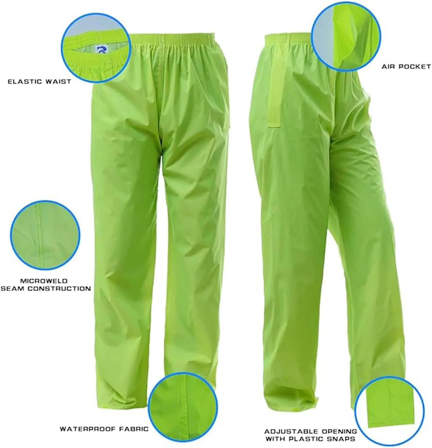 Rain Suits for Men Women Waterproof Work Lightweight Rainwear Rain Coat Rain Gear