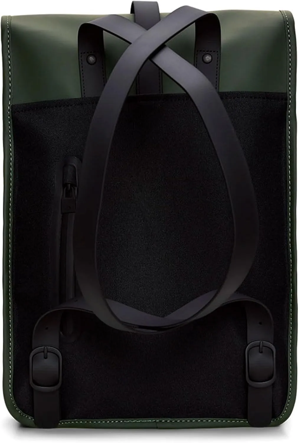 RAINS Backpack Mini - Waterproof Backpack for Men and Women - Laptop Bag for Work or Travel Green