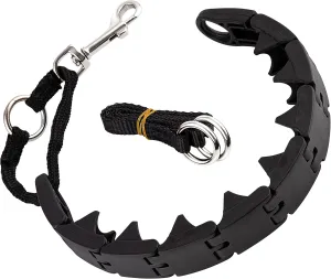 Ram-Pro Dog Training Pinch Collar Large Triple Crown Gentle Effective/No Barking Control for All Breeds