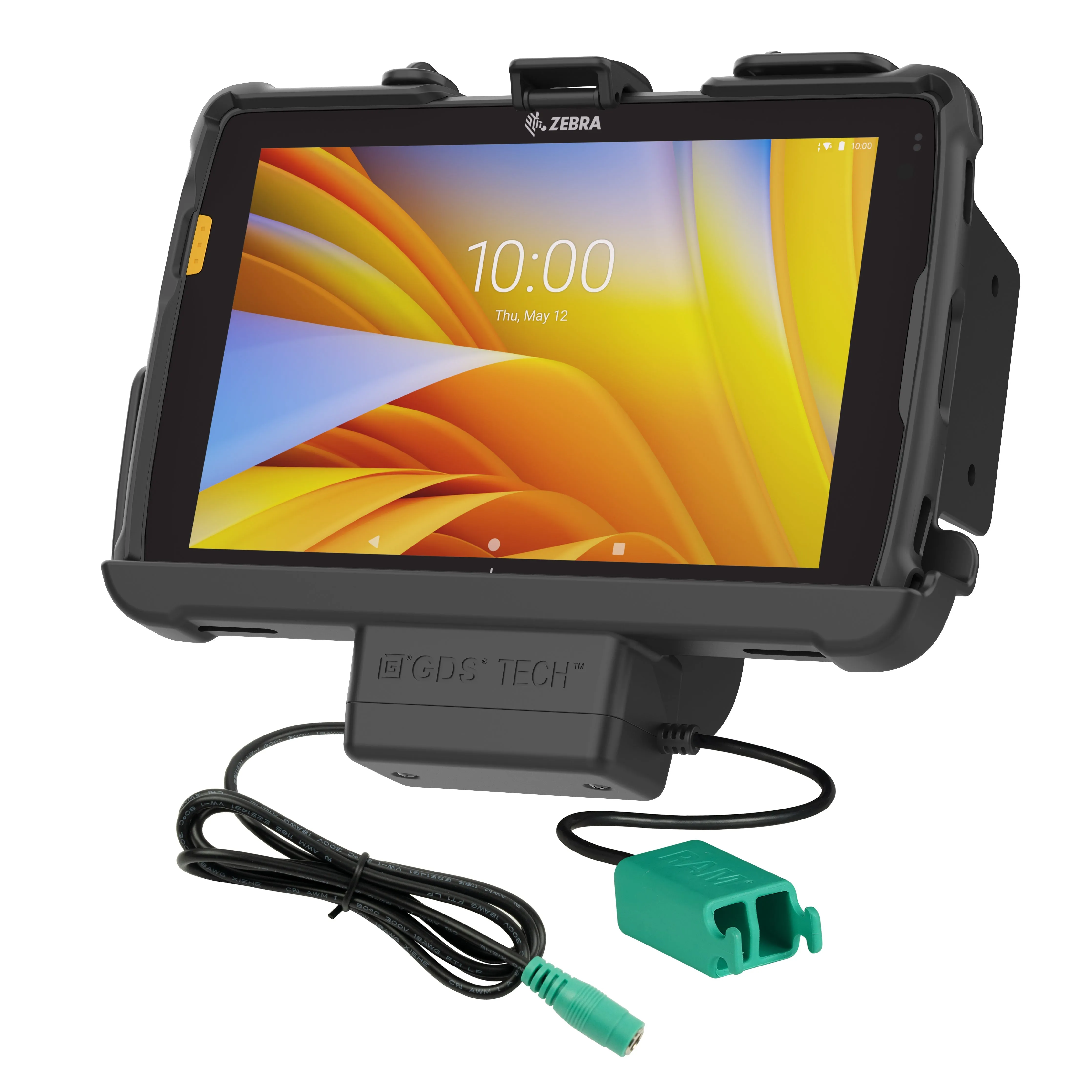 RAM® Tough-Dock™ Power   Dual USB for Zebra ET4x 8" Tablet (RAM-HOL-ZE20PD2U)