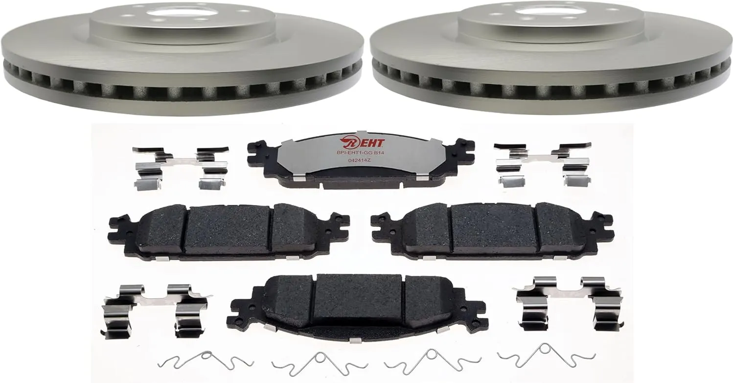 Raybestos Element3 1508H680758E3 Automotive Replacement Front Brake Pads and Rotors Kit for Select Ford Explorer/Flex/Taurus and Lincoln MKS/MKT Model Years