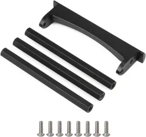 RC Car Repair Kit for SCX10 II for Element for Enduro 1/10 for LCG Chassis Kit with Overdrive Gearbox Skid Plate Servo Mount Frame Braces RC Crawler Trail Truck Car Parts(Frame Braces)