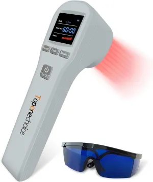 Red Light Therapy Device, 4x808nm 16x650nm, Near Infrared Red Light Therapy for Body Pain Relief, Knee Feet Back Leg Muscle Relax, Red Light Therapy Machine for Human and Pets Dogs Horse