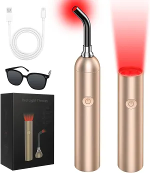 Red Light Therapy Device for Joints & Muscles Pain Relief with 660nm, Portable Near Infrared Light Therapy for Body & Face Inflammation with 810nm, 850nm, 940nm, Effective 2 in 1 Modes Design