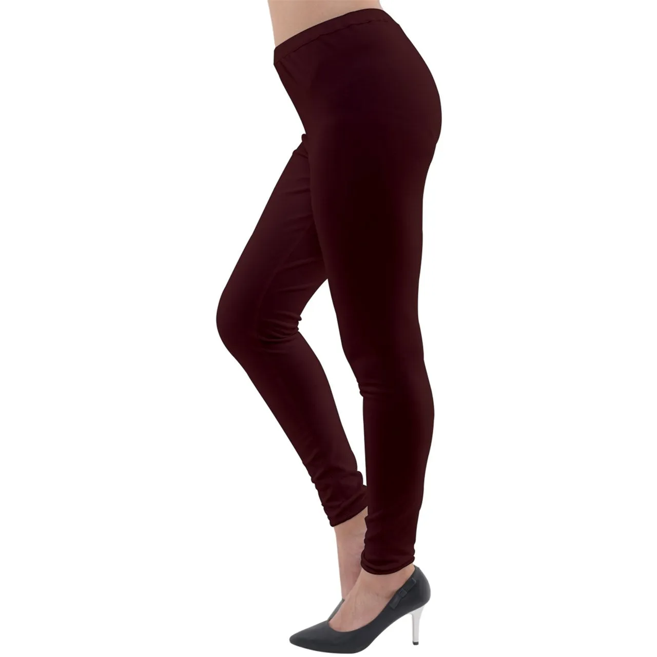Red Lightweight Velour Leggings