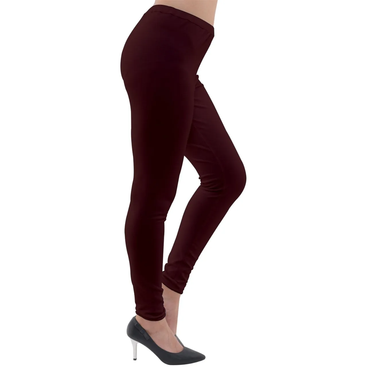Red Lightweight Velour Leggings