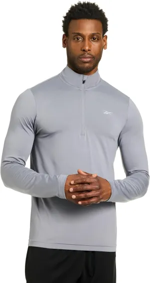 Reebok Energy Men's Long Sleeve Performance 1/4 Zip Top