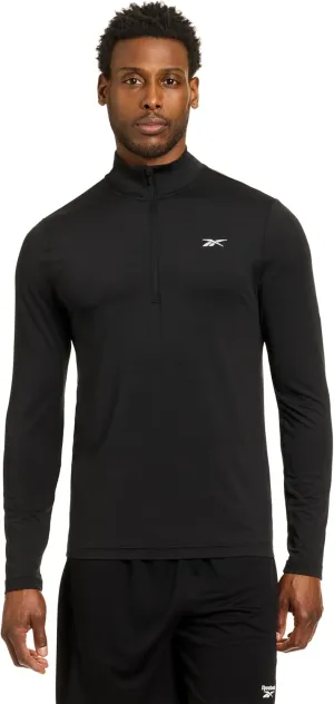 Reebok Energy Men's Long Sleeve Performance 1/4 Zip Top