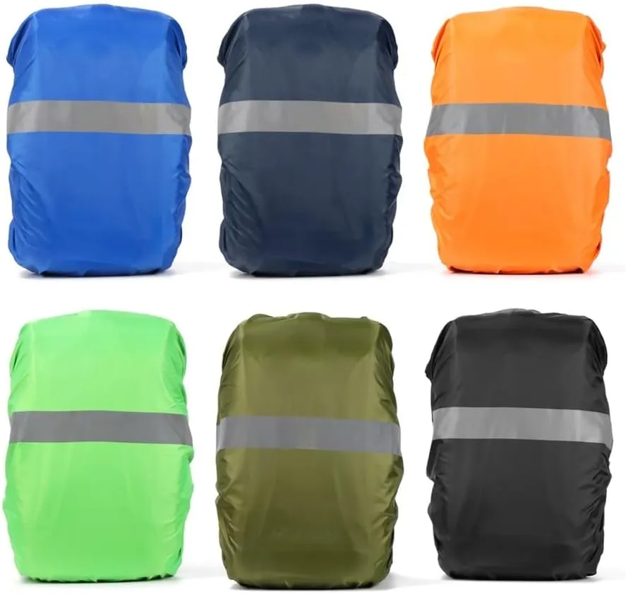 Reflective Waterproof Backpack Rain Cover Outdoor Hiking Climbing Bag Cover Cross Buckle Waterproof Rain Cover for Backpack