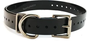 Replacement Strap for Dogtra Collars - 3/4" Wide Ultra-Durable Dog E-Collar Replacement for Training, Bark, Shock, Electric, and GPS Collars - 28" Adjustable Length Solid Black