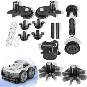 Replacement Tune Up Kit Fit for Polaris Quattro P40 P4000 Pool Cleaners, Rebuild Parts R0995100 with Drive Shaft, GearBoxs, Axles, Bearings and Cyclonic Turbines