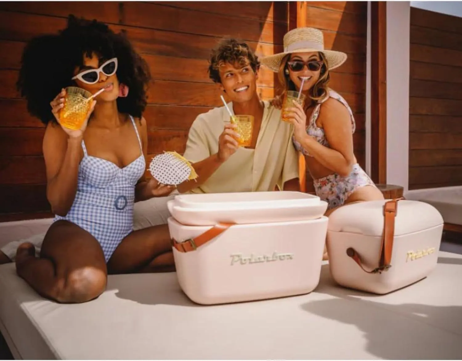 Retro Beach Cooler Vintage Picnic Lunch Box Bag Portable Cooler Travel Camping Hiking 90s Style Ice Chest