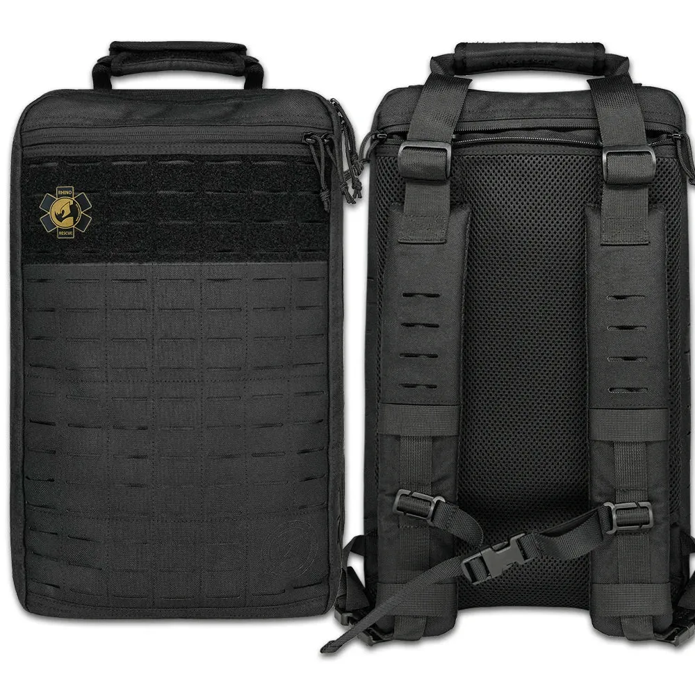 RHINO RESCUE First Aid Survival Kit – IFAK Pouch with 20 EMT Essentials for Outdoor Emergencies