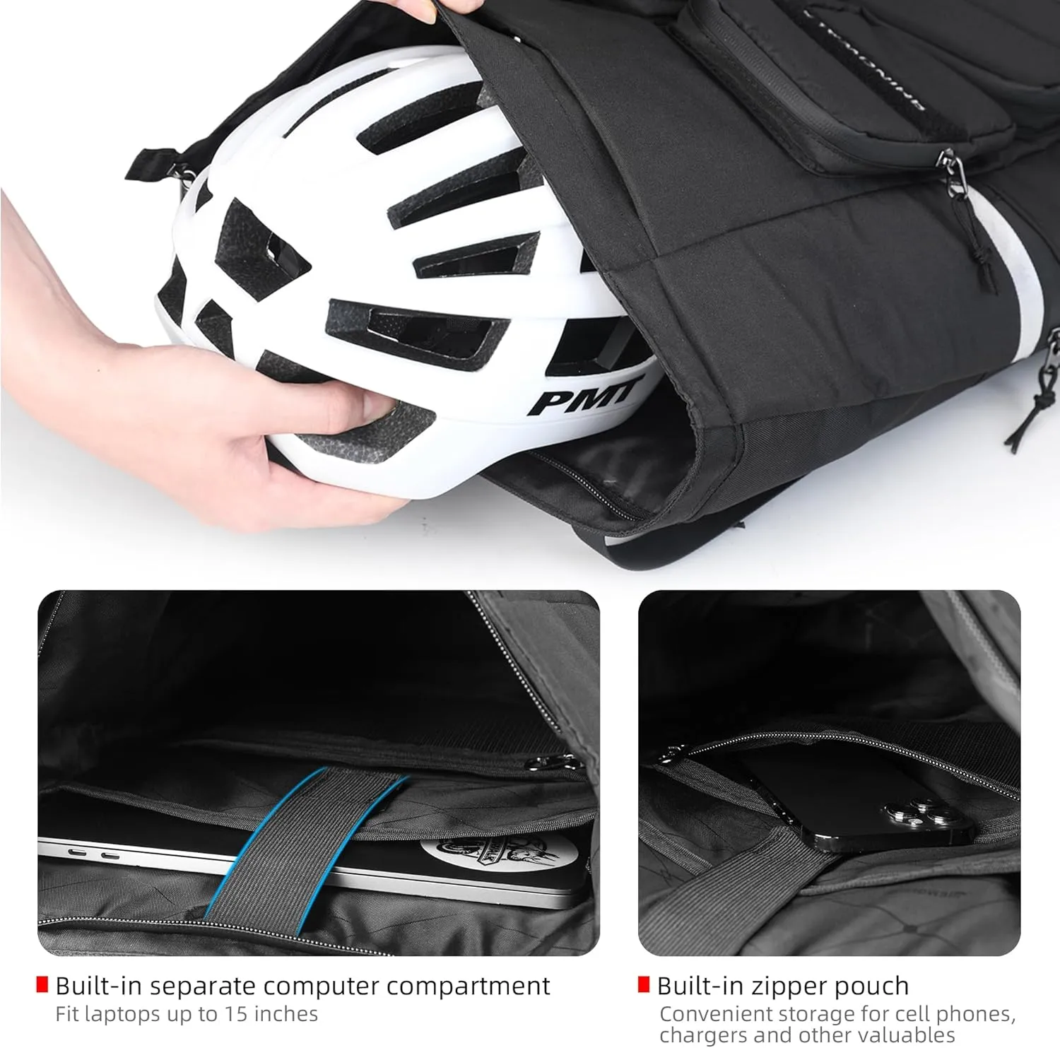 Rhinowalk Bike Pannier Bag Waterproof 22L Bicycle Rear Rack Trunk Bag for Cycling Bicycling Traveling Riding