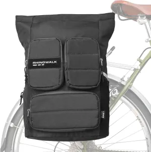 Rhinowalk Bike Pannier Bag Waterproof 22L Bicycle Rear Rack Trunk Bag for Cycling Bicycling Traveling Riding