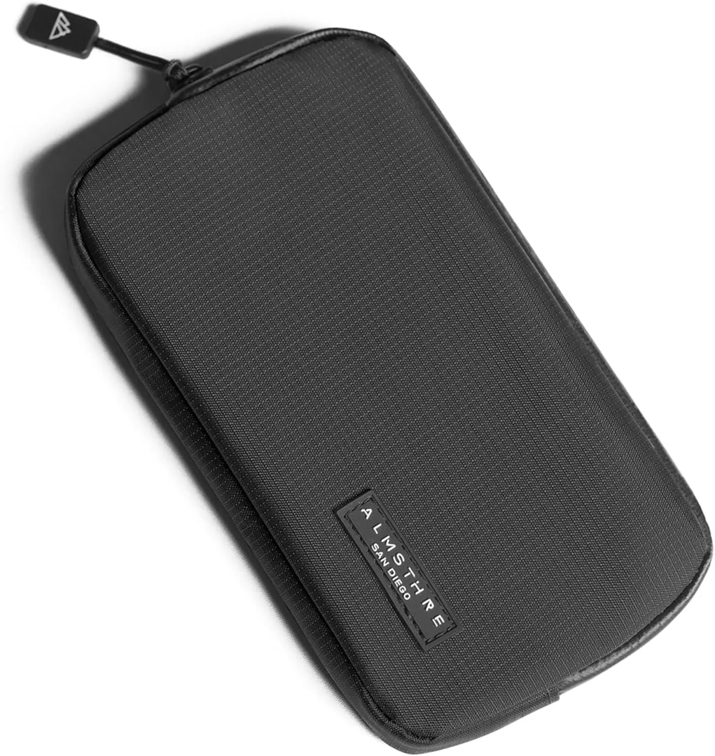 Ride Wallet 7”x4” - Midnight Black | Waterproof Cycling Wallet for Phone, Cards & Essentials | Durable Ripstop Nylon – Fits Most Phones & Passports | Secure Storage for Biking & Travel