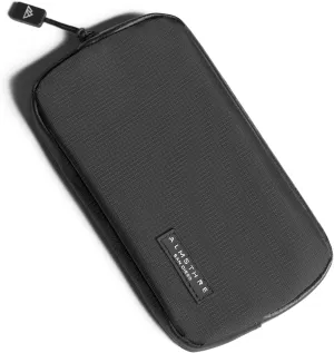 Ride Wallet 7”x4” - Midnight Black | Waterproof Cycling Wallet for Phone, Cards & Essentials | Durable Ripstop Nylon – Fits Most Phones & Passports | Secure Storage for Biking & Travel
