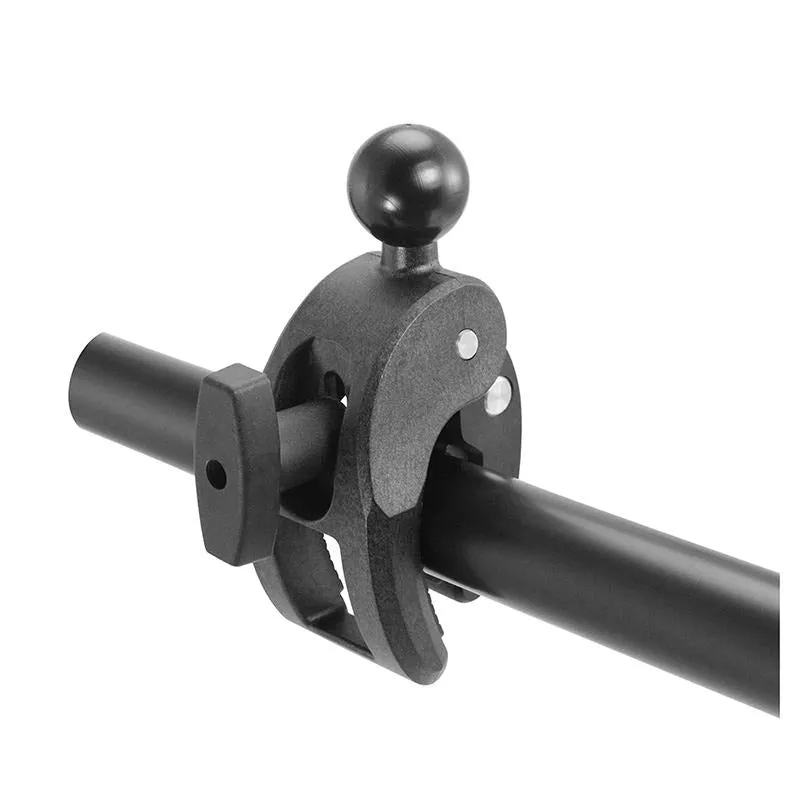 Robust Motorbike Clamp Mount & Dedicated Cradle for Garmin Alpha devices (sku 49910)