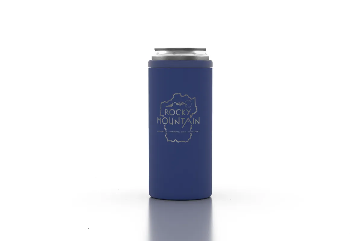 Rocky Mountain Insulated 12 oz Slim Can Cooler