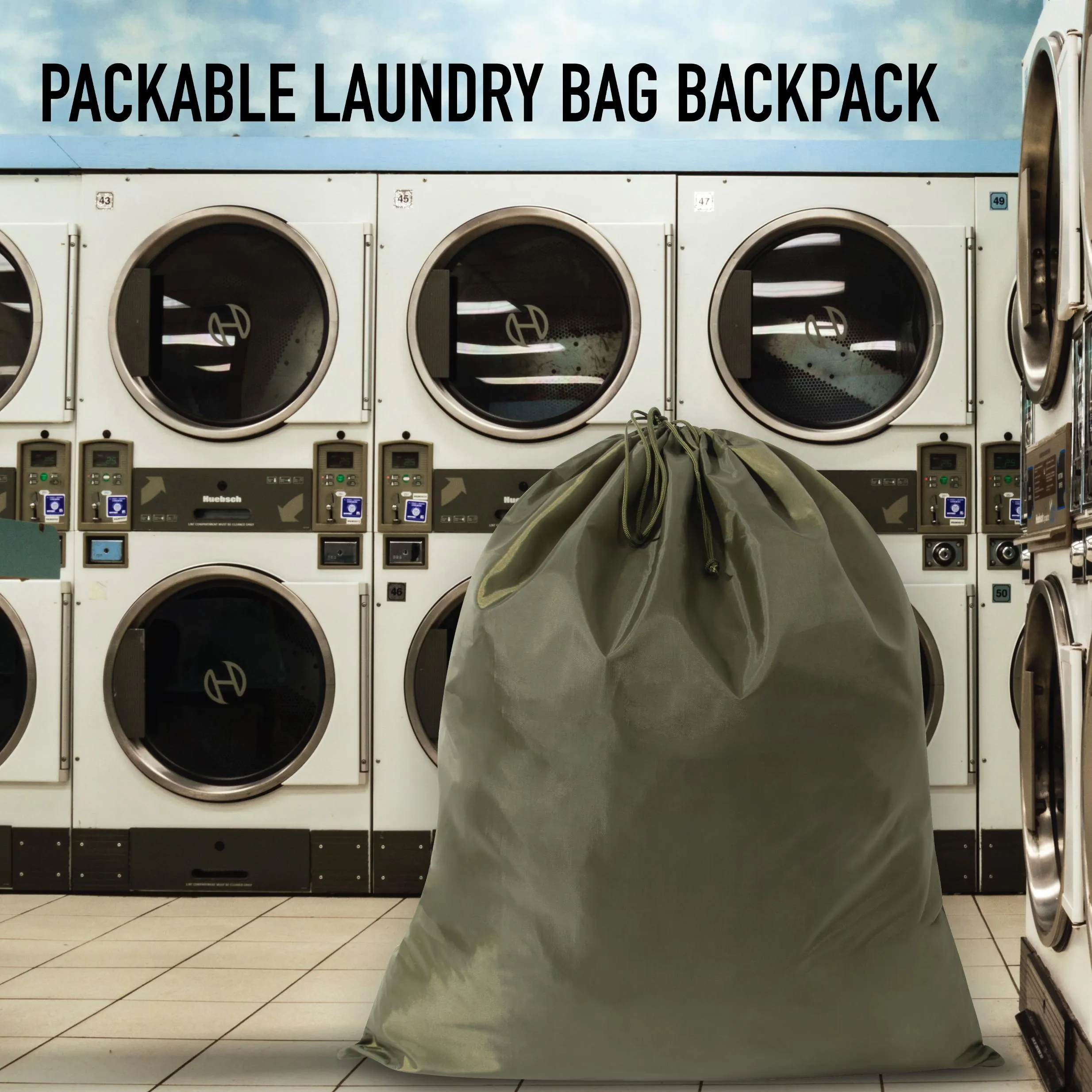Rothco Packable Laundry Bag Backpack