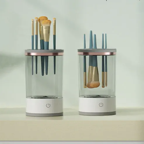 Royaleva 3-in-1 Cosmetic Brush Cleaner Machine - Electric Makeup Brush Cleaner Device