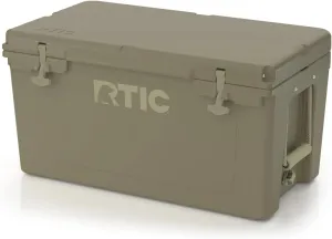RTIC 65 QT Ultra-Tough Cooler Hard Insulated Portable Ice Chest Box for Beach, Drink, Beverage, Camping, Picnic, Fishing, Boat, Barbecue