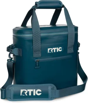 RTIC Ultra-Tough Soft Cooler 20 Can, Insulated Bag Portable Ice Chest Box for Lunch, Beach, Drink, Beverage, Travel, Camping, Picnic, Car, Trips, Floating Cooler Leak-Proof with Zipper