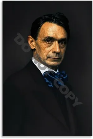 Rudolf Steiner Poster Wall Art (27) Canvas Painting Posters And Prints Wall Art Pictures for Living Room Bedroom Decor 24x36inch(60x90cm) Unframe-style
