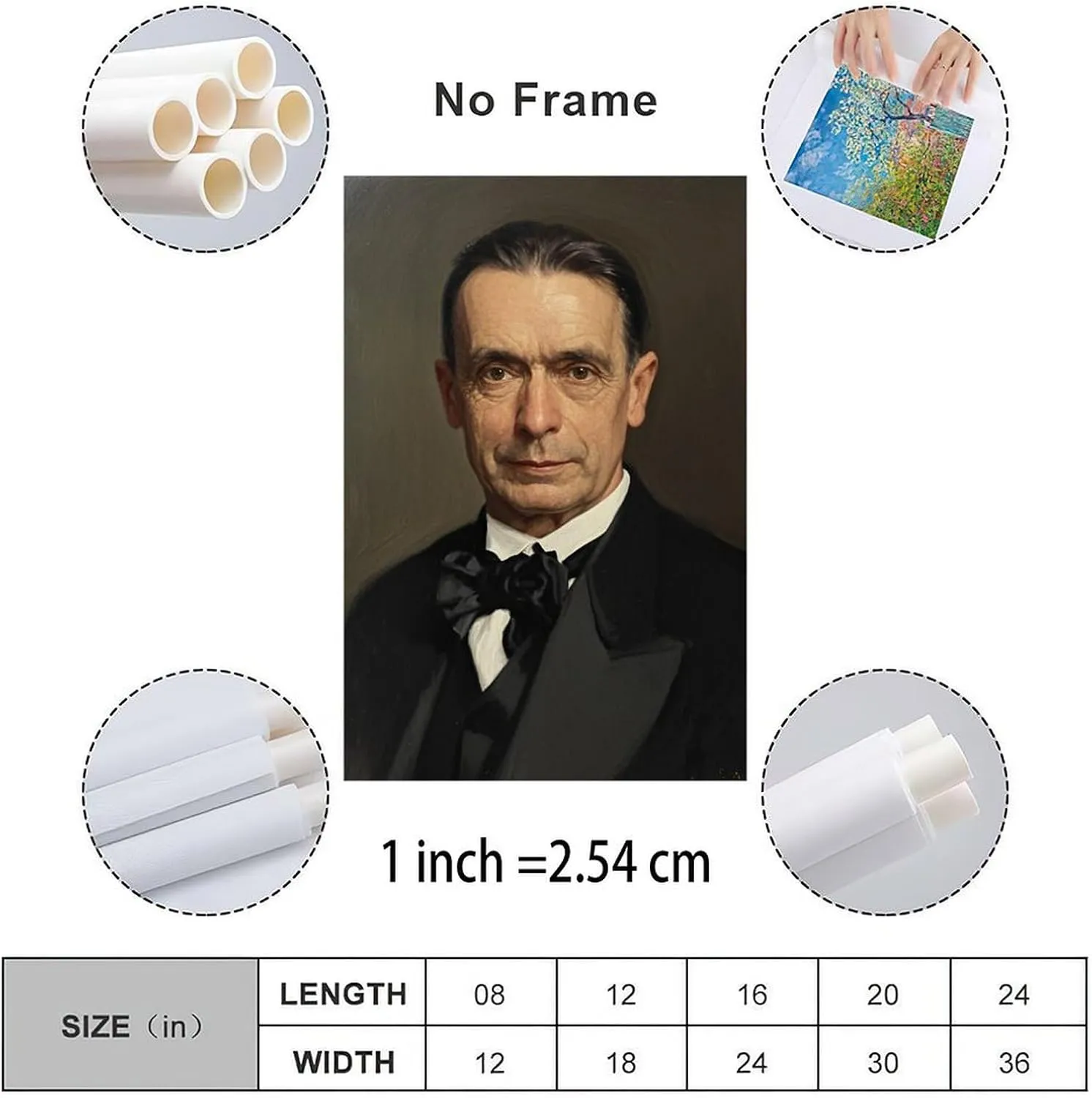 Rudolf Steiner Poster Wall Art (43) Canvas Painting Wall Art Poster for Bedroom Living Room Decor 24x36inch(60x90cm) Unframe-style