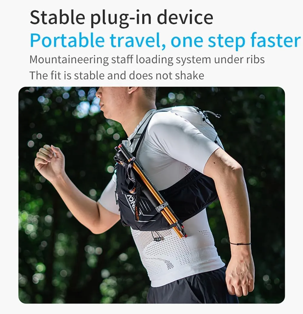 Running Hydration Vest Large Capacity Hydration Running Backpack Fits 6.8 inch Phones, for Trail Running Hiking Cycling Marathon
