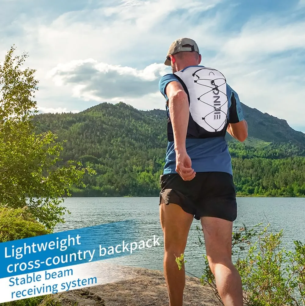 Running Hydration Vest Large Capacity Hydration Running Backpack Fits 6.8 inch Phones, for Trail Running Hiking Cycling Marathon